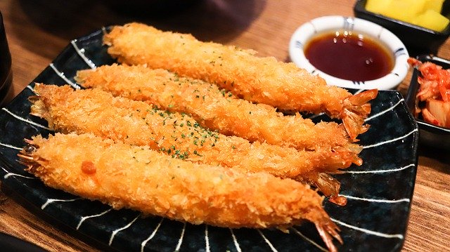 ດາວ​ໂຫຼດ​ຟຣີ Fry Shrimp Tempura Dessert - ຮູບ​ພາບ​ຟຣີ​ຫຼື​ຮູບ​ພາບ​ທີ່​ຈະ​ໄດ້​ຮັບ​ການ​ແກ້​ໄຂ​ຟຣີ​ກັບ GIMP ອອນ​ໄລ​ນ​໌​ບັນ​ນາ​ທິ​ການ​ຮູບ​ພາບ