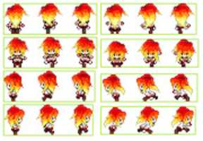 Free download  Fuera Walking Sprites free photo or picture to be edited with GIMP online image editor