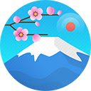 fuji mountain autumn  screen for extension Chrome web store in OffiDocs Chromium