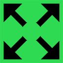 Fullscreen Green App  screen for extension Chrome web store in OffiDocs Chromium