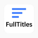 FullTitles for Docs  screen for extension Chrome web store in OffiDocs Chromium