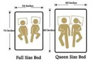 Free download Full Vs Queen Size Bed free photo or picture to be edited with GIMP online image editor