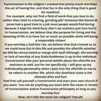 Free download Funnerianism: The Religion of Having Fun free photo or picture to be edited with GIMP online image editor