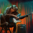 Funny monkey  screen for extension Chrome web store in OffiDocs Chromium