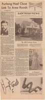 Free download Furlong had close link to area roads (San Jose News, January 23, 1976) free photo or picture to be edited with GIMP online image editor