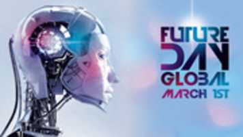 Free download Future Day Flyer Global March 1st free photo or picture to be edited with GIMP online image editor