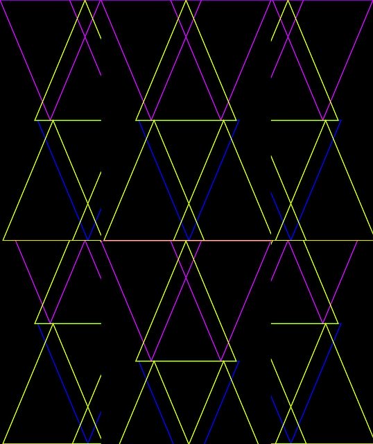 Free download Future Triangles Colors -  free illustration to be edited with GIMP free online image editor
