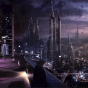 Futuristic Cyber City  screen for extension Chrome web store in OffiDocs Chromium
