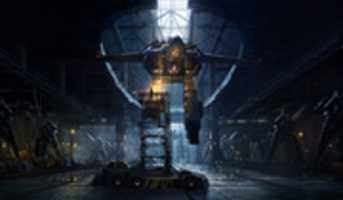 Free download Futuristic Hangar - Artwork free photo or picture to be edited with GIMP online image editor