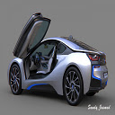 Futuristic i8 Car HD Theme  screen for extension Chrome web store in OffiDocs Chromium