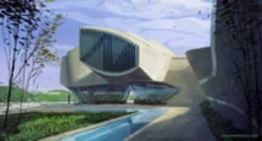 Free download Futuristic Luxury House - Concept Art free photo or picture to be edited with GIMP online image editor