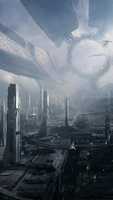 Free download Futuristic Mega Structure - Concept Art free photo or picture to be edited with GIMP online image editor