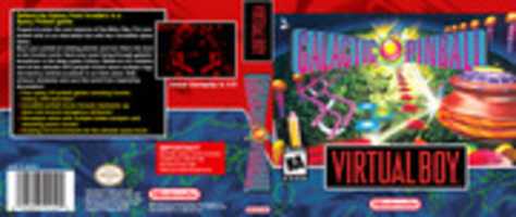 Free download Galactic Pinball Virtual Boy Box Art free photo or picture to be edited with GIMP online image editor