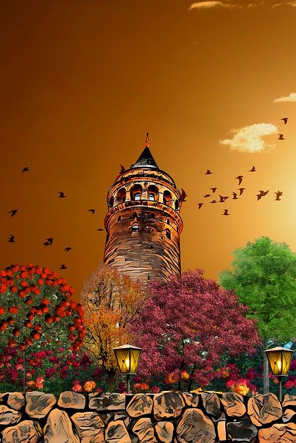 تنزيل Galata Tower Galat مجانًا - صورة مجانية أو صورة لتحريرها باستخدام محرر الصور عبر الإنترنت GIMP