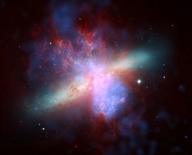 Free download galaxy space universe messier 82 free picture to be edited with GIMP free online image editor