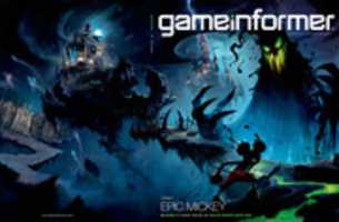 Free download Game informer epic mickey concept art/cover free photo or picture to be edited with GIMP online image editor