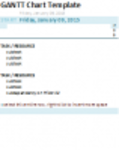 Download grátis Planilha de Gantt Chart Template DOC, XLS ou PPT template grátis para ser editado com LibreOffice online ou OpenOffice Desktop online