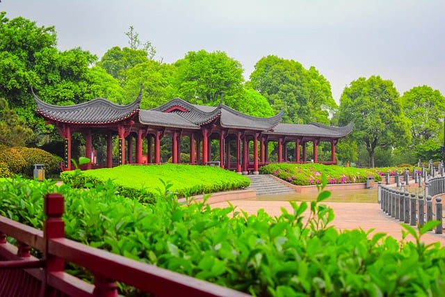 Free download garden park pavilion nature free picture to be edited with GIMP free online image editor