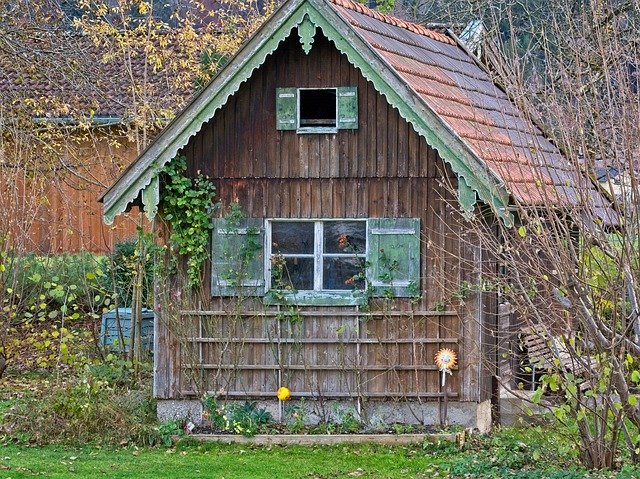 Szablon zdjęcia szopy ogrodowej Woodhouse — dla OffiDocs