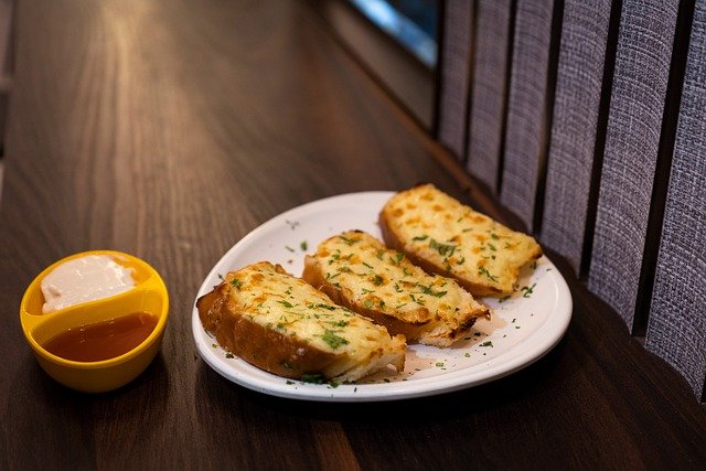 Muat turun percuma roti bawang putih makanan sayuran keju gambar percuma untuk diedit dengan GIMP editor imej dalam talian percuma