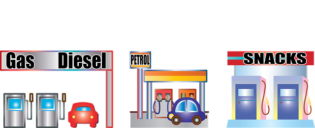 Free download Gas Station Diesel Petrol free illustration to be edited with GIMP online image editor