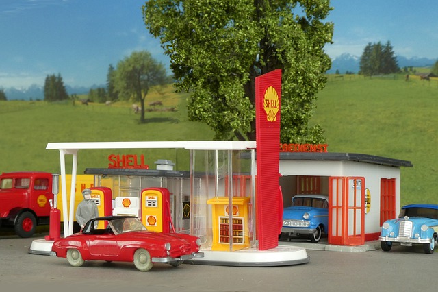 Free download gas station model model cars free picture to be edited with GIMP free online image editor