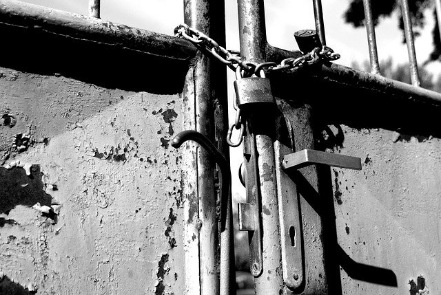 Free download Gate Locked Castle The Safety Of -  free photo or picture to be edited with GIMP online image editor