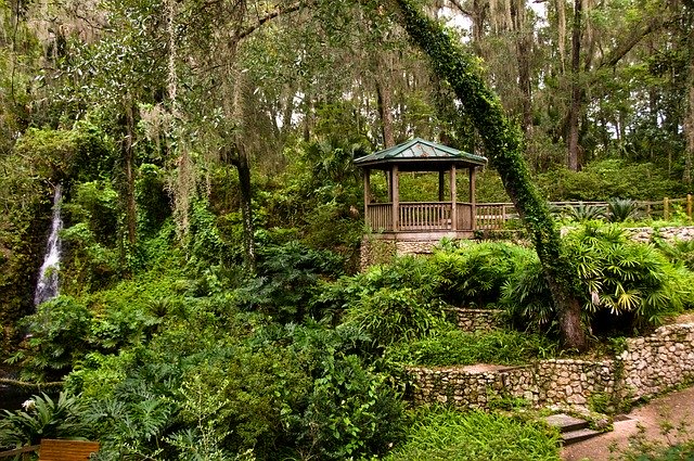 Free download Gazebo Rainbow Springs Florida -  free photo or picture to be edited with GIMP online image editor