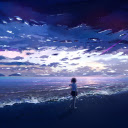 Gazing at the Evening Sea  screen for extension Chrome web store in OffiDocs Chromium