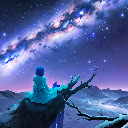 Gazing at the Milky Way from the Mountain Peak  screen for extension Chrome web store in OffiDocs Chromium