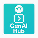 GenAI Hub Viewer  screen for extension Chrome web store in OffiDocs Chromium