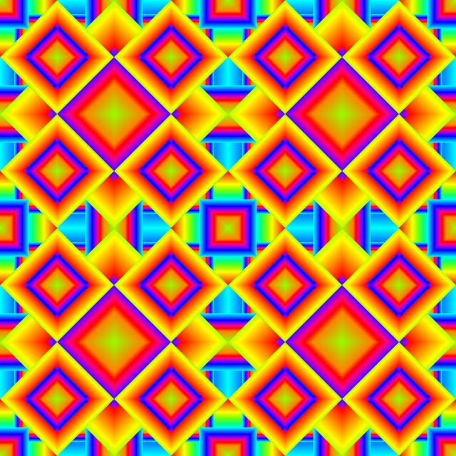 Free download Geometric Colorful Tile -  free illustration to be edited with GIMP free online image editor