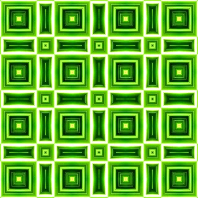 Free download Geometric Pattern Green -  free illustration to be edited with GIMP free online image editor