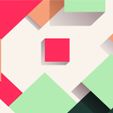 Geometric Theme  screen for extension Chrome web store in OffiDocs Chromium