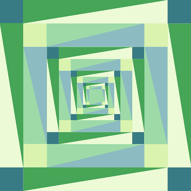 Free download Geometric Yellow Blue -  free illustration to be edited with GIMP free online image editor