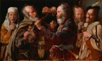 Free download Georges De La Tour, Rixe De Musiciens free photo or picture to be edited with GIMP online image editor