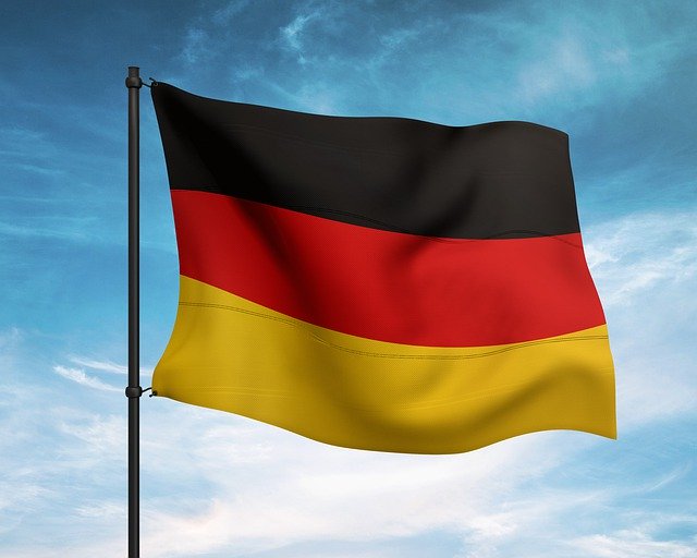 Скачать бесплатно Флаг Германии Немецкий развевающийся - бесплатная иллюстрация для редактирования с помощью бесплатного онлайн-редактора изображений GIMP