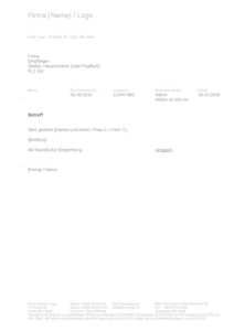 Template Microsoft Geschaeftsbrief DIN 676 Form A para sa OffiDocs