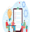 Gestión de Tareas  screen for extension Chrome web store in OffiDocs Chromium