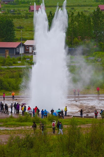 Free download geyser strokkur iceland hot spring free picture to be edited with GIMP free online image editor
