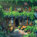 Ghibli Coffee Shop  screen for extension Chrome web store in OffiDocs Chromium
