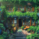 Ghibli Coffee Shop Live Wallpaper  screen for extension Chrome web store in OffiDocs Chromium