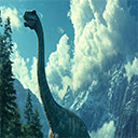 Giant Brachiosaurus Dinosaur Interface In Movie M4ufree  screen for extension Chrome web store in OffiDocs Chromium