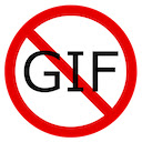 GIF Disabler  screen for extension Chrome web store in OffiDocs Chromium