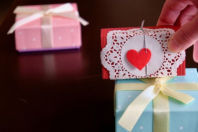Free download Gifts Valentine Day Boxes free photo template to be edited with GIMP online image editor