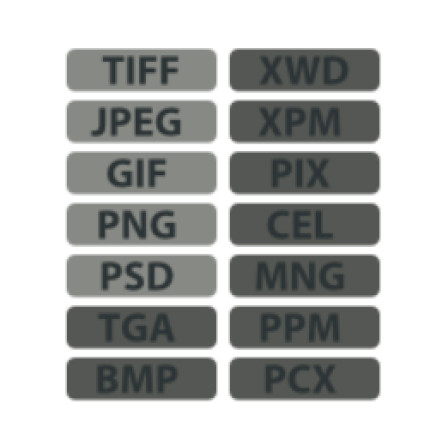 Gimp File Formats