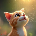 Ginger Kitten Live Wallpaper New Tab  screen for extension Chrome web store in OffiDocs Chromium