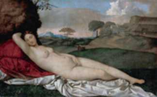 Free download Giorgione, Sleeping Venus free photo or picture to be edited with GIMP online image editor