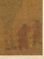 Free download Giraffe with Two Keepers free photo or picture to be edited with GIMP online image editor