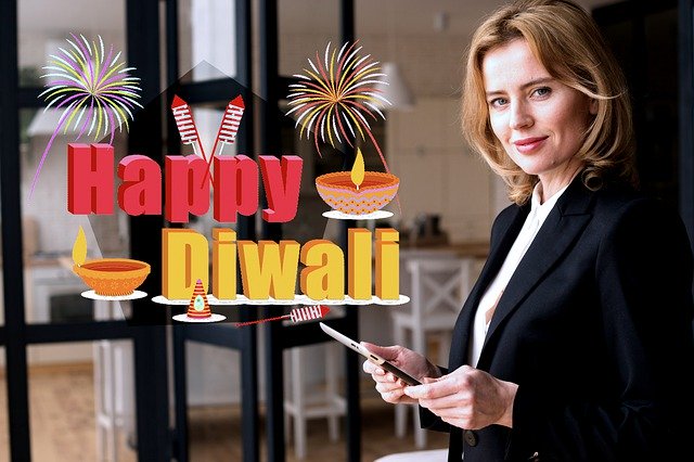 Free picture Girl Happy Diwali -  to be edited by GIMP free image editor by OffiDocs